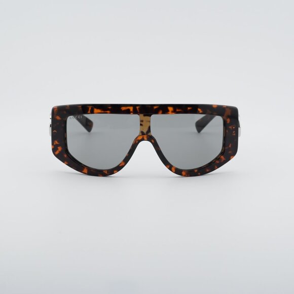 Gucci GG1950S 003 Sunglasses Havana Shield Frame, Grey Lenses main image 10